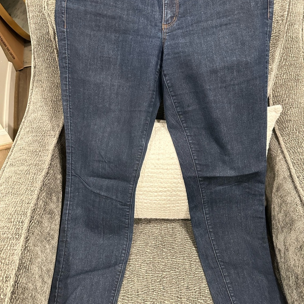 LOFT Women's Skinny Jeans - Dark Blue